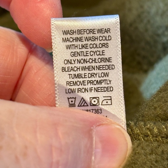 ⭐️Koolaburra by UGG Sherpa Fleece Shawl Collar Cardigan Olive A451834 -NEW⭐️ - Picture 7 of 10